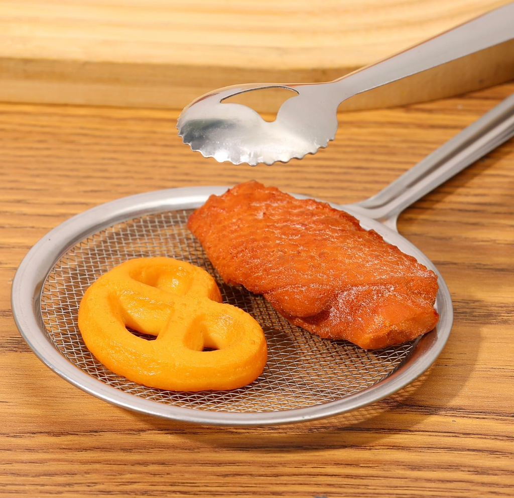 2 in 1 Kitchen Tong & Strainer