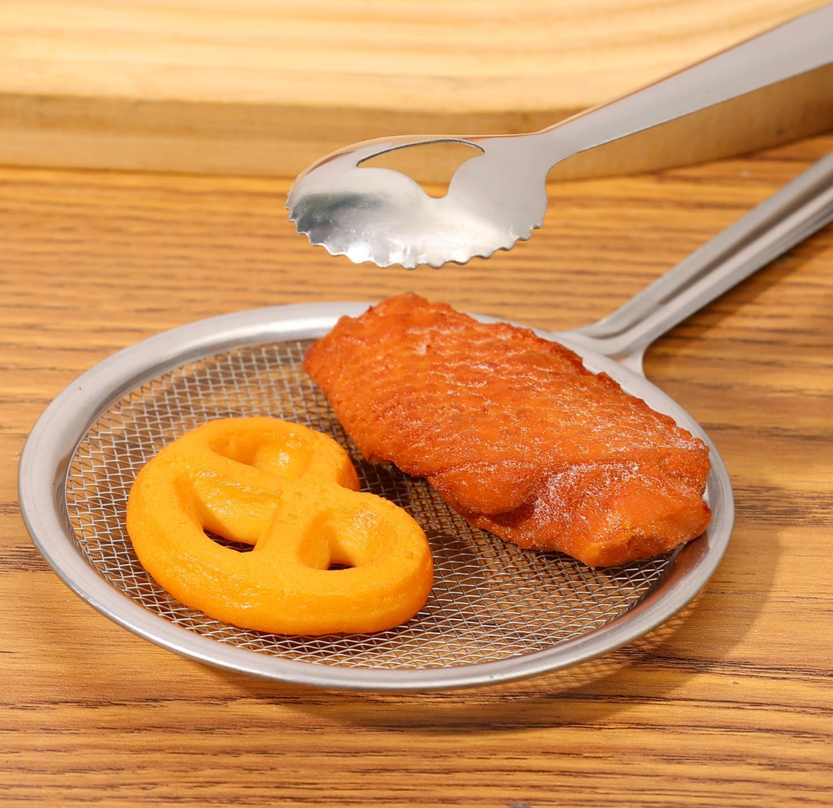 2 in 1 Kitchen Tong & Strainer