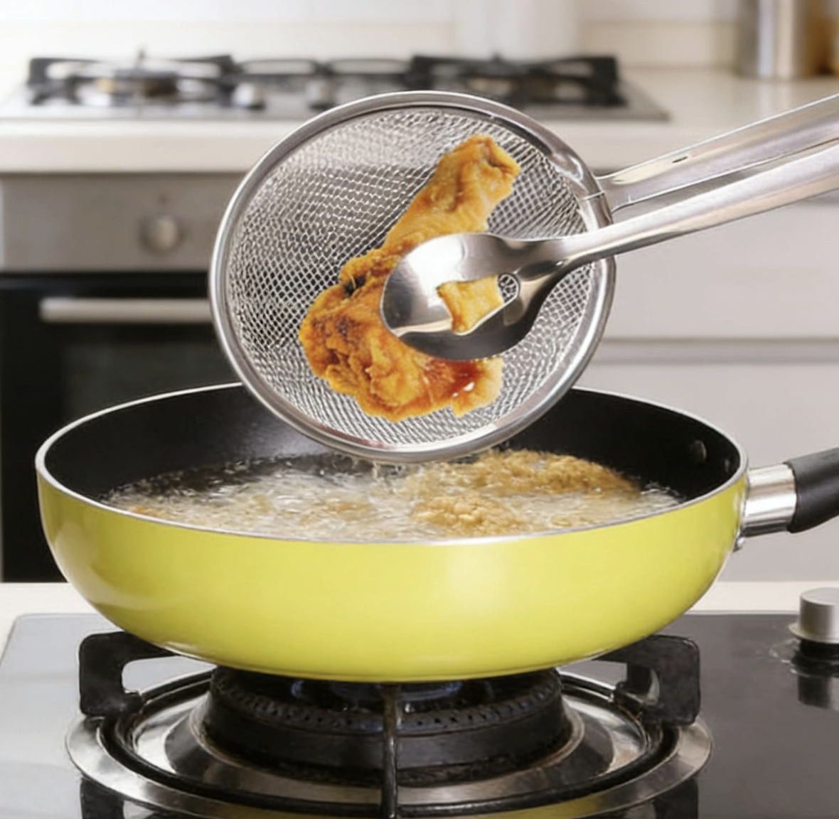 2 in 1 Kitchen Tong & Strainer