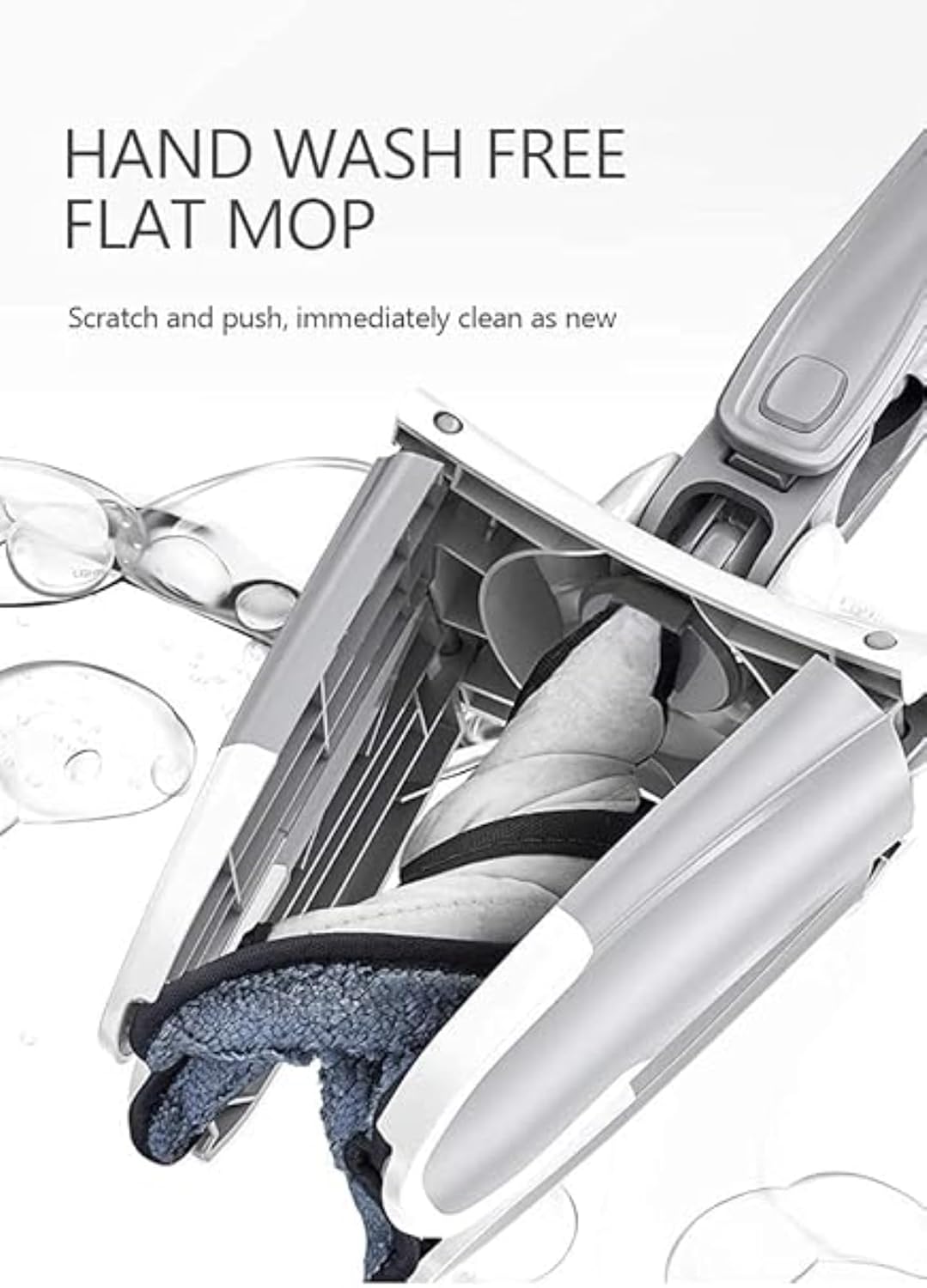 Self-Wringing X-Shape Flat Mop