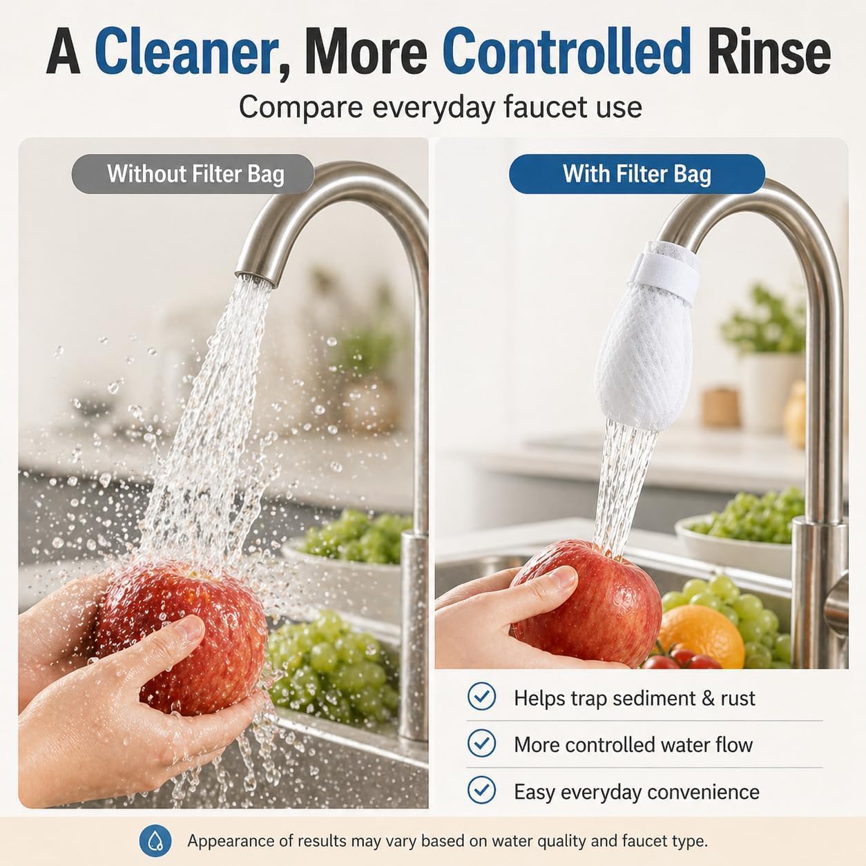 Cotton Water Filter Cover (Set of 5)